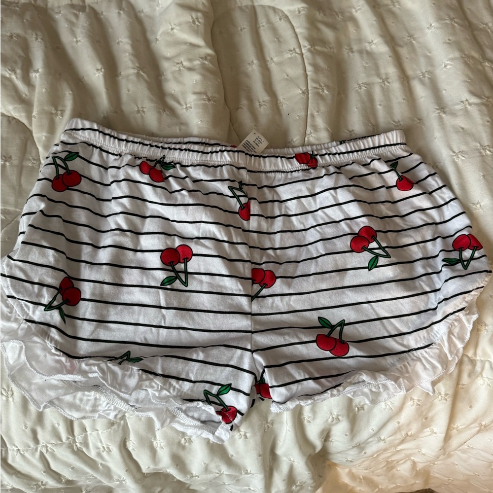 cherry cute pajama shorts!